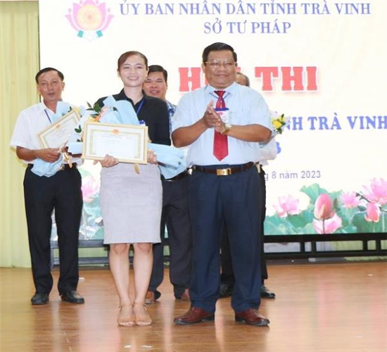Trà Cú: Đạt giải Nhất hội thi “Hòa giải viên giỏi” tỉnh Trà Vinh năm 2023
