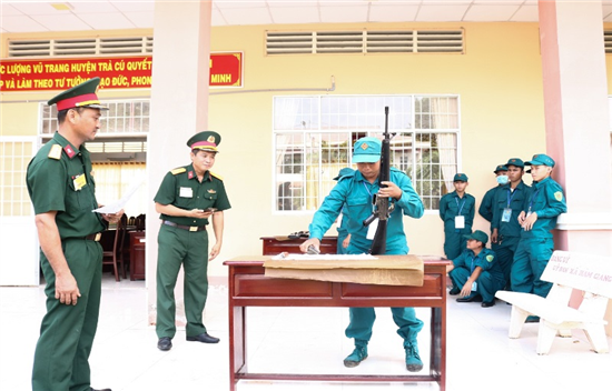 Ban Chỉ huy Quân sự huyện Trà Cú: Tổ chức Hội thao Dân quân tự vệ năm 2023