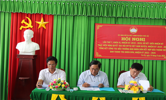 UBMTTQ Việt Nam huyện Trà Cú khóa IX: Hội nghị lần thứ 7, sơ kết giữa nhiệm kỳ 2019-2024