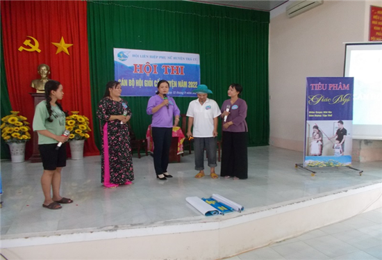Hội Liên hiệp Phụ nữ huyện Trà Cú: Tổ chức Hội thi Cán bộ Hội giỏi năm 2022