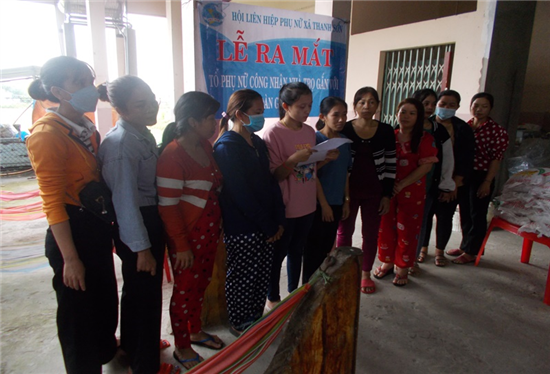 Xã Thanh Sơn ra mắt Câu lạc bộ “Phụ nữ công nhân nhà trọ gắn với an toàn giao thông”