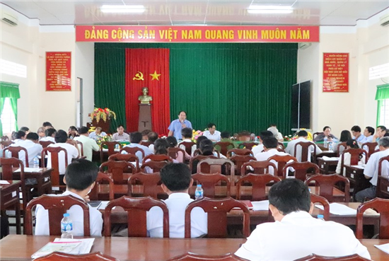 Văn phòng Điều phối nông thôn mới Trà Vinh: Kiểm tra tiến độ xây dựng nông thôn mới của huyện Trà Cú