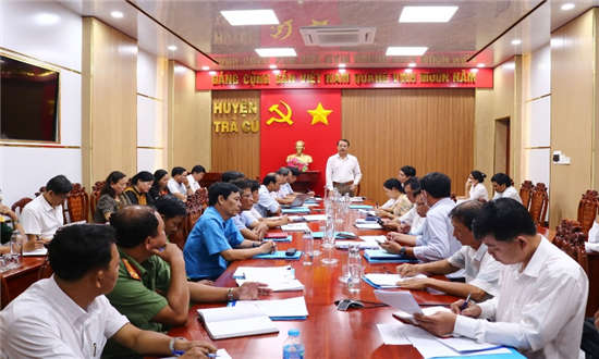 Văn phòng Điều phối nông thôn mới tỉnh Trà Vinh: Làm việc với huyện Trà Cú