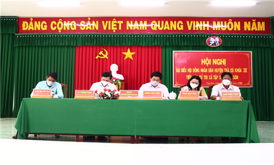 Đại biểu Hội đồng nhân dân huyện Trà Cú: Tiếp xúc cử tri hai xã Tân Sơn và Tập Sơn