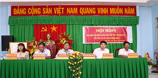 Đại biểu HĐND tỉnh Trà Vinh (khóa X): Tiếp xúc cử tri xã Ngọc Biên