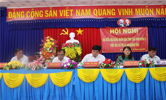 Đại biểu HĐND tỉnh Trà Vinh: Tiếp xúc cử tri xã An Quảng Hữu