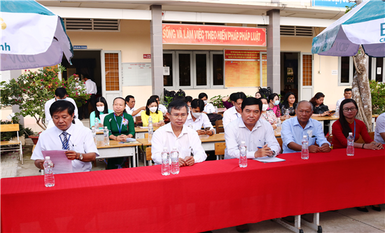 Các trường học trong huyện Trà Cú khai giảng năm học 2022 - 2023
